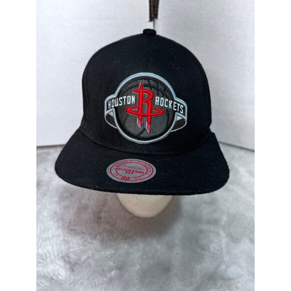 Houston Rockets Mitchell & Ness Snapback Cap hat - Picture 1 of 6